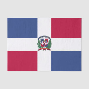 Dominican Republic Flag Tissue Paper