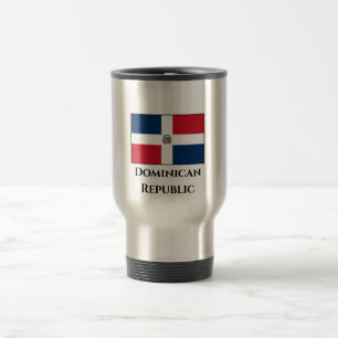 Dominican Republic Flag Travel Mug