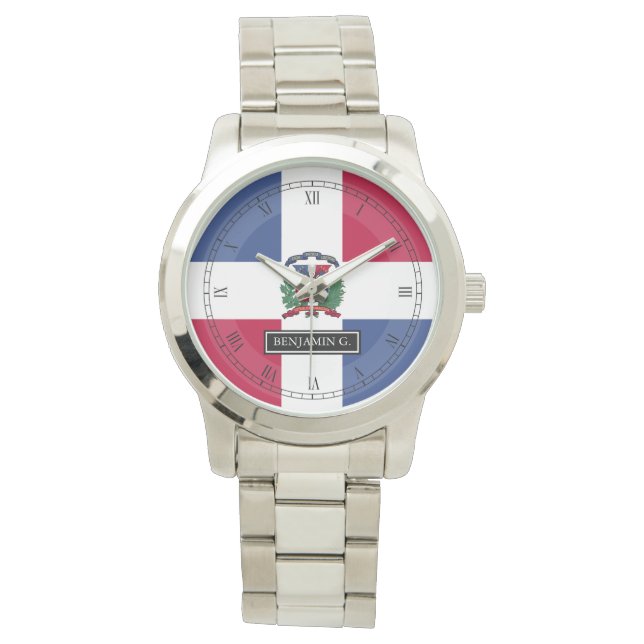 Dominican Republic Flag Watch (Front)
