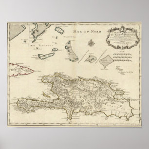 Dominican Republic, Haiti, West Indies Poster
