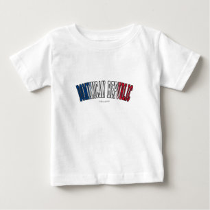 Dominican Republic in national flag colours Baby T-Shirt