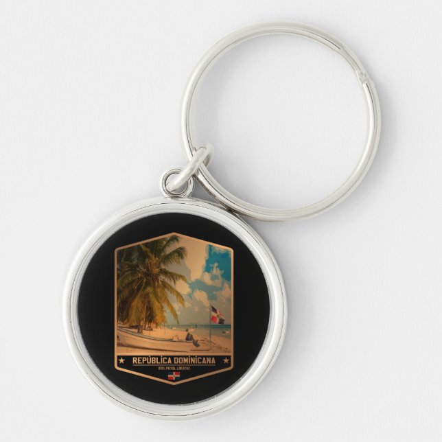 Dominican Republic Keychain (Front)