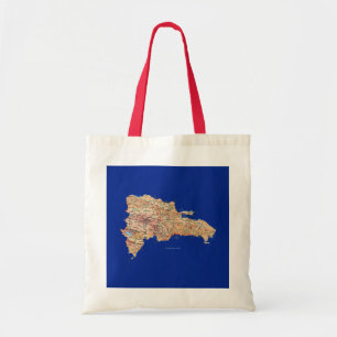 Dominican Republic Map Bag