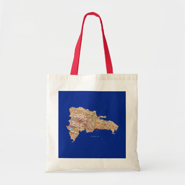 Dominican Republic Map Bag (Front)