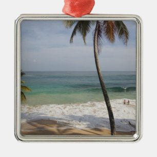 Dominican Republic, North Coast, Abreu, Playa 4 Metal Ornament
