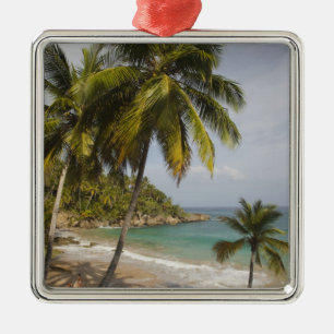 Dominican Republic, North Coast, Abreu, Playa Metal Ornament