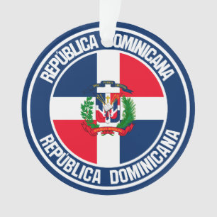 Dominican Republic Round Emblem Ornament
