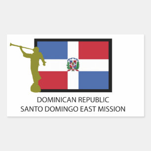 DOMINICAN REPUBLIC SANTO DOMINGO EAST MISSION LDS STICKER