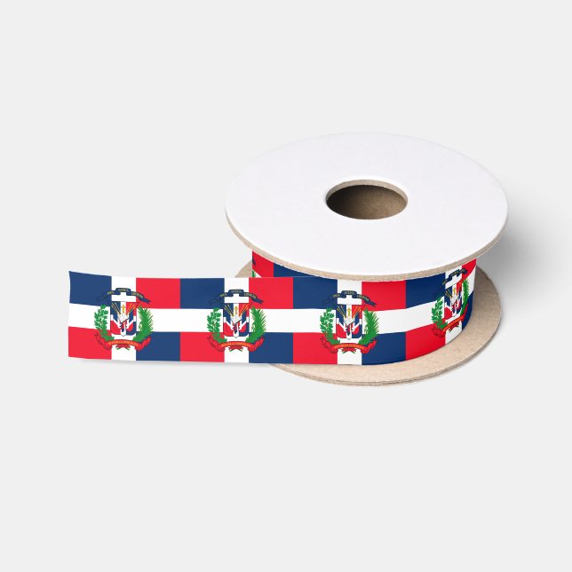 Dominican Republic Satin Ribbon (Spool)