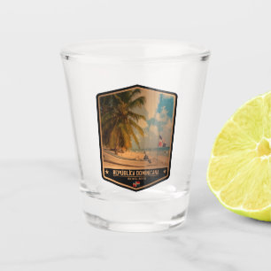 Dominican Republic Shot Glass