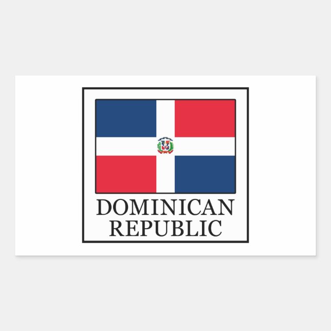 Dominican Republic Sticker (Front)