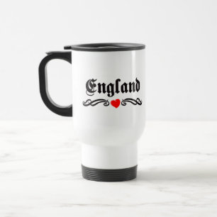 Dominican Republic Tattoo Style Travel Mug