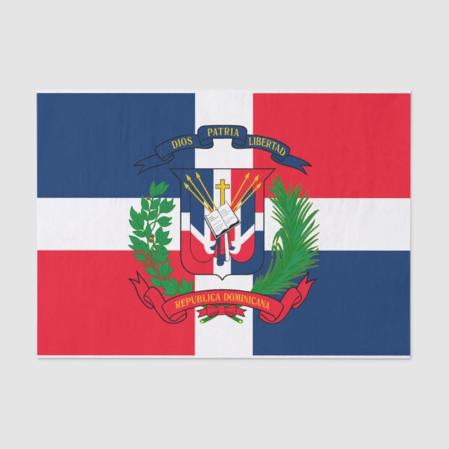 Dominican Republic Tissue Paper (Front)