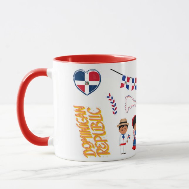 Dominican Republic Travel Mug – Island Paradise A (Gauche)