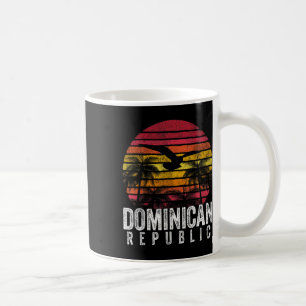 Dominican Republic Vintage Retro Island Men Women Coffee Mug