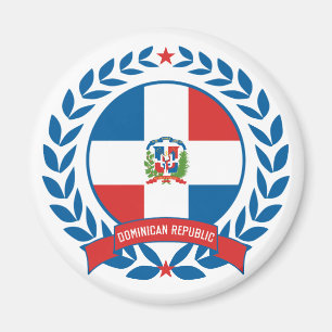 Dominican Republic Wreath Magnet
