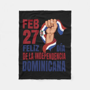 Dominicana - Dominican Independence Day 1 Fleece Blanket
