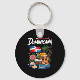Dominicana Outfit Idea For Women Keychain