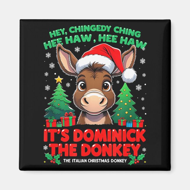 Dominick Cheer Mi Burrito Sabanero Mexican Christm Magnet (Front)