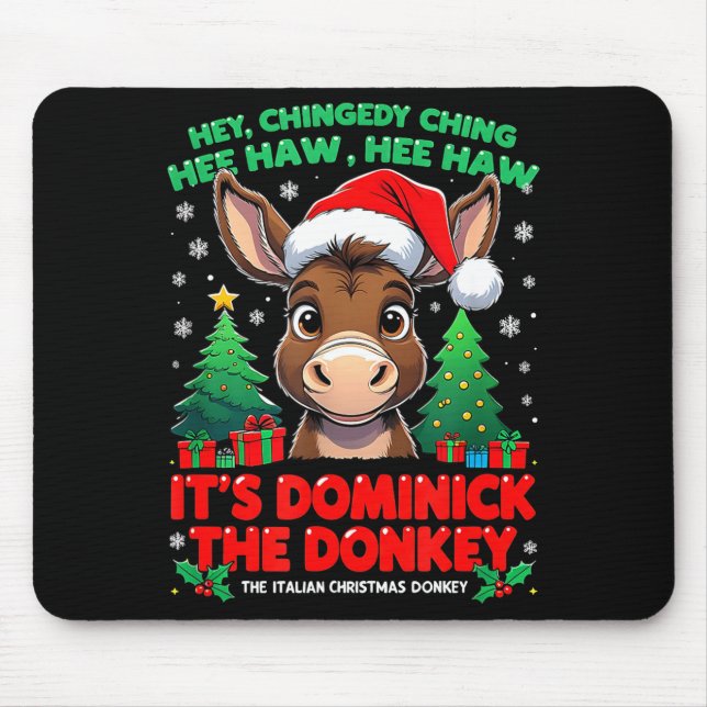 Dominick Cheer Mi Burrito Sabanero Mexican Christm Mouse Pad (Front)