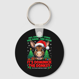 Dominick Donkey Cheer Mi Burrito Sabanero Mexican  Keychain
