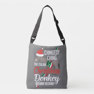 Dominick The Christmas Donkey Italian Christmas Do Crossbody Bag