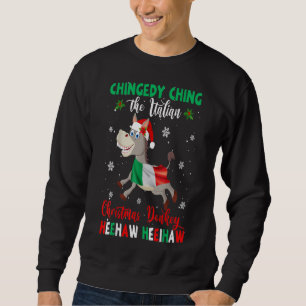 Dominick The Christmas Donkey-Italian Donkey Chris Sweatshirt