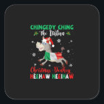 Dominick The Christmas Donkey-Italian Donkey Square Sticker<br><div class="desc">donkey lover,  masks donkey,  lover merch,  donkey,  donkeys,  farm,  farmer,  mule,  animal gift,  farming,  horse,  funny donkey,  newest t-shirts</div>