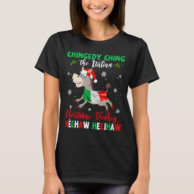 Dominick The Christmas Italian Chris  T-Shirt (Front)