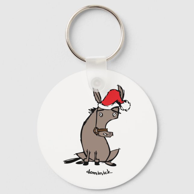 Dominick the Donkey Keychain (Front)