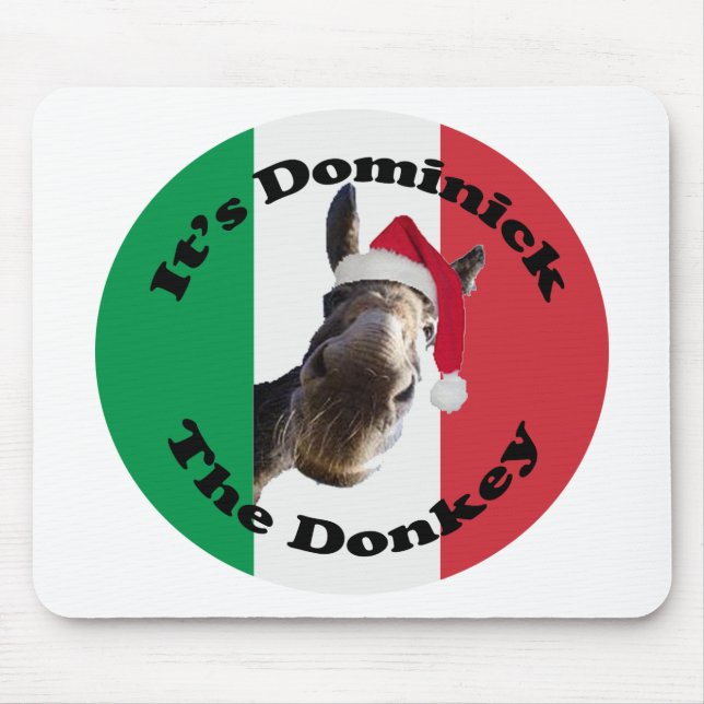 dominick the donkey mouse pad (Front)
