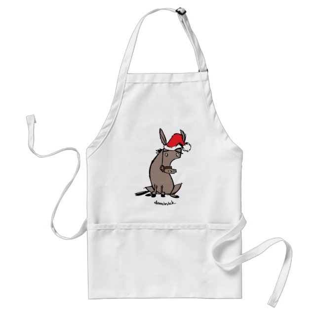 Dominick the Donkey Standard Apron (Front)