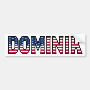 Dominik Nom Vorname USA Aufkleber Sticker Auto
