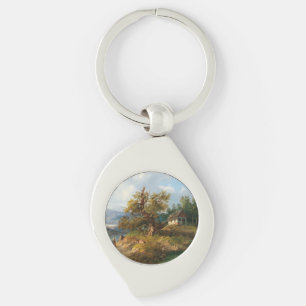 Dominik Schufried A Mountainous Landscape with...  Keychain