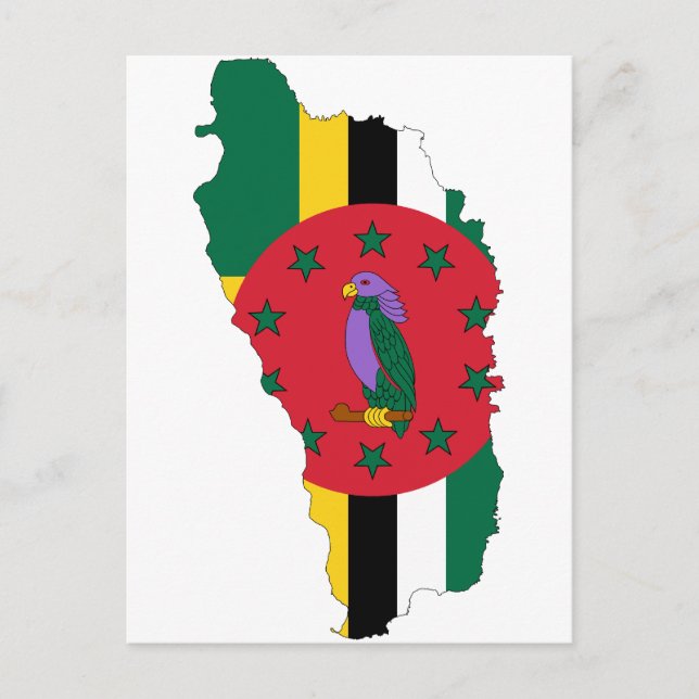 Dominique Carte Drapeau DM (Devant)