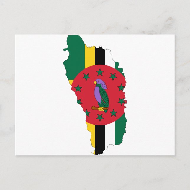 Dominique Carte Drapeau DM (Devant)