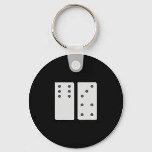 Domino 67 Matching Group Funny 6 And 7 Number Tile Keychain