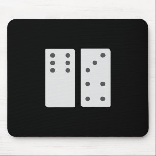 Domino 67 Matching Group Funny 6 And 7 Number Tile Mouse Pad