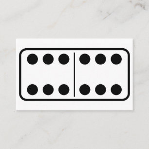 Domino 6 6 business card