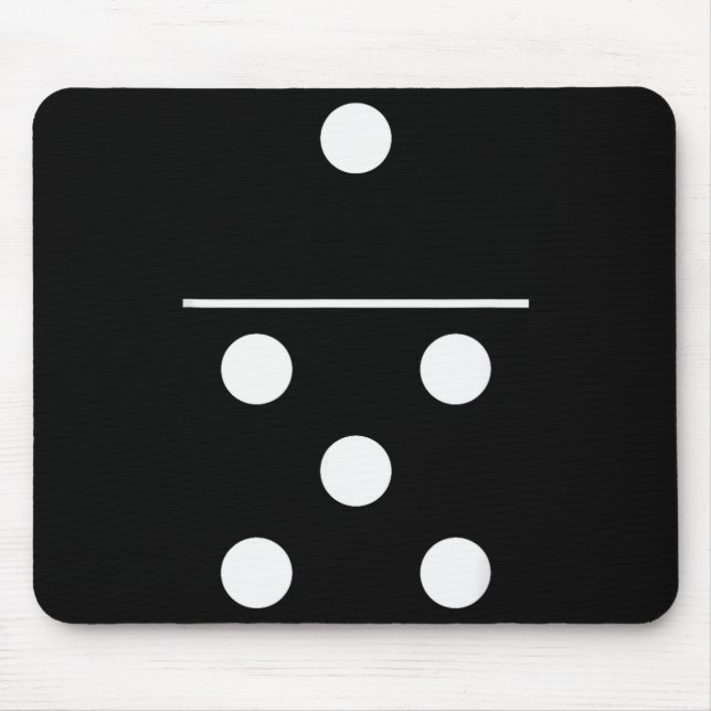 Domino Game 5 1 Funny Halloween Group Costume Shir Mouse Pad (Front)