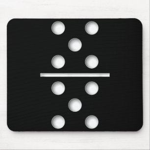 Domino Game 5 5 Shirt Halloween Christmas Mouse Pad