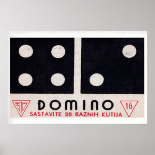 Domino - Matchbox Print - Aesthetic Wall Art