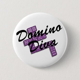 Domino T-shirts and Gifts. 2 Inch Round Button