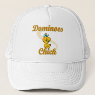 Dominoes Chick Trucker Hat