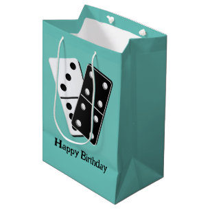 Dominoes Design Medium Gift Bag