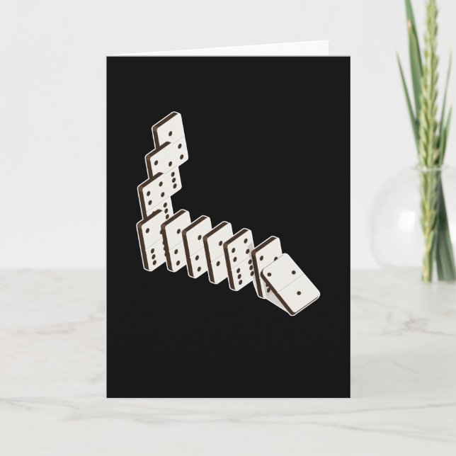 Dominoes Dominoe Game Game Night Card (Front)