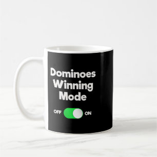 Dominoes Funny Dominoes Player Winning Mode Coffee Mug