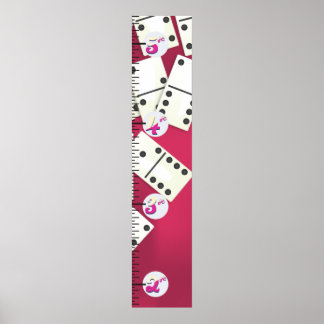 Dominoes Growth Chart. Poster