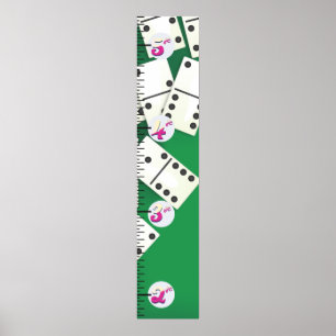 Dominoes  Growth Chart. Poster