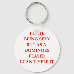 dominoes keychain
